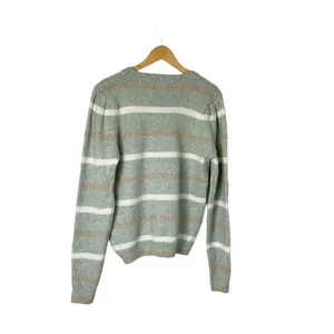 &Merci‎ Striped Crewneck Pullover Knit Sweater Size Large thumbnail 3