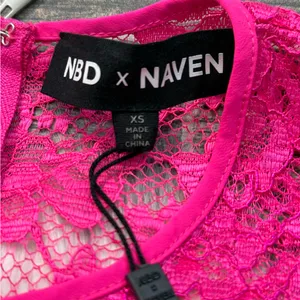 NWT NBD X Naven Lace Dahlia Dress in Pink Glo thumbnail 12
