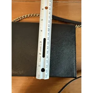 Kate Spade Black Cedar Street Mini Leather Envelope Crossbody Shoulder‎ Bag thumbnail 9