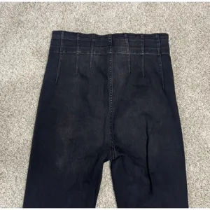 We The Free People Jayde Flare Jeans Onyx Black High Rise Stretch Denim Sz 31 thumbnail 8