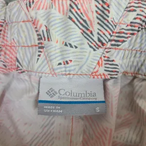 Columbia‎ PFG Tropical Print Shorts Women's Size Small Orange and White thumbnail 6