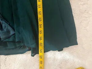 Lulus Thoughts of Hue Emerald Green Surplice Maxi Dress Size XS NWT Bridesmaid thumbnail 10