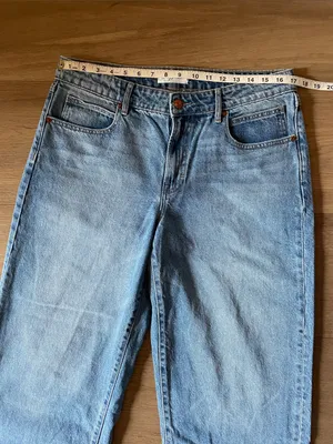 Carly Jean Los Angeles Finn Midrise Baggy Jean Raw Hem Size 9 thumbnail 7