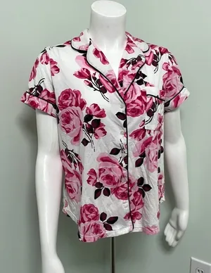 kate spade rose pj shirt thumbnail 1