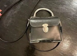 Vintage black purse thumbnail 1