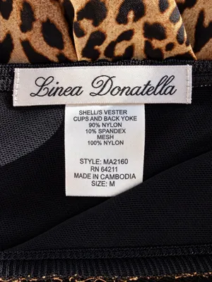Linea Donatella Leopard Lace Babydoll Camisole thumbnail 3