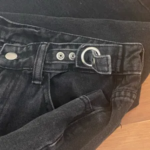 DAZY Black Washed Denim High Waist Wide Leg Baggy Jeans Size XL thumbnail 7