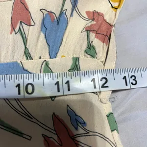 Zara Floral Button Up Collard Long Sleeve Midi Dress Size XS thumbnail 9