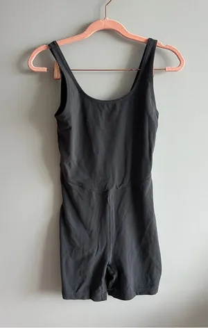 aritzia grey cutout butter romper (small) thumbnail 1