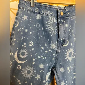 NWT WISTERIA LANE Sun and Moons Bellbottoms, L thumbnail 3