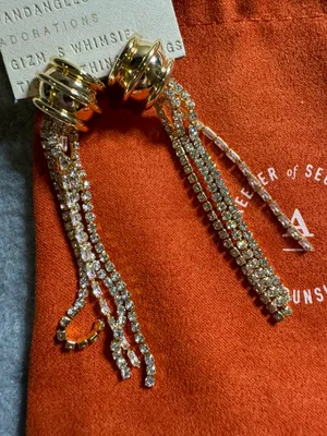NWT Gold Plated Earrings thumbnail 3