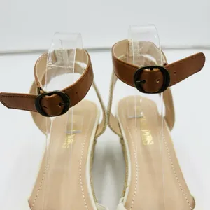 Dream Paris Women's Closed Toe Size 8.5 Ankle Strap Espadrilles Wedge Sandals thumbnail 6
