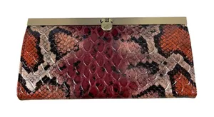 Depeche Mode Y2K Snake Print Clutch Wallet Vegan Leather Mob Wife thumbnail 1