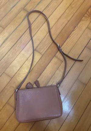 Kate Spade Crossbody Purse Brown Leather thumbnail 2