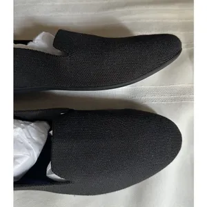 Rothy's The Loafer Black Round Toe Knit Ballet Flats Women's Size W12/EU 43 thumbnail 9