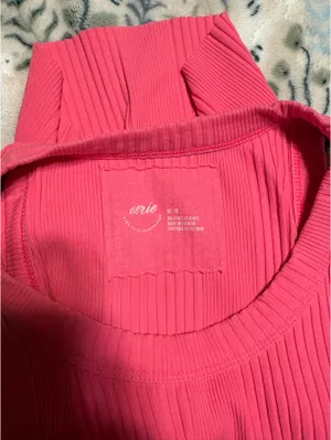 Aerie Pink Tank Top Ribbed thumbnail 3