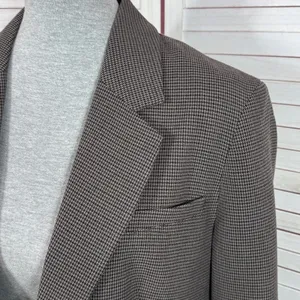 Gap Oversized Blazer Women Small‎ Brown Houndstooth Knit Jacket Heritage Preppy thumbnail 5