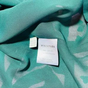 Whistle 100% Silk Green and Pink Sleeveless Shift Mini Dress Sz-10 thumbnail 8