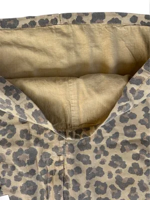 NWT Blank NYC Linen Blend Skirt Leopard Size 27 Retail $98.00 thumbnail 3