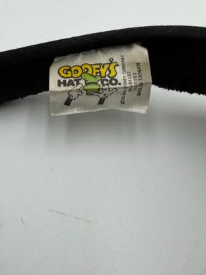 Vintage Disney Mickey Mouse Red Visor Goofys Hat Co Adult Sun Hat Taiwan 1980s thumbnail 3