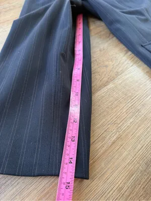 Style & Co. Navy Pinstripe Women's Blazer thumbnail 6