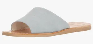 Dolce Vita Sandals‎ Womens Size 8 Blue Denim Slip On Slides Open Toe thumbnail 1
