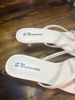 No boundaries bone heeled sandals size 10 thumbnail 3