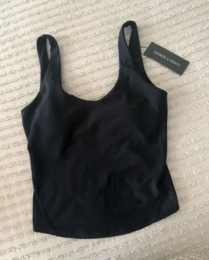 Savage X Fenty Sport Black Tank Top thumbnail 1