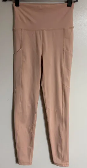 American Eagle The Everything Pocket Legging Peach Blush High Rise XS Regular thumbnail 1
