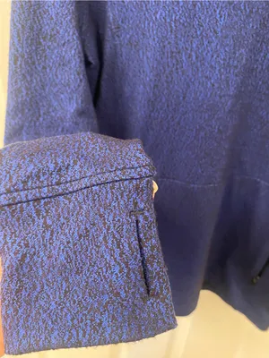lululemon athletica Navy Blue Cowl Pullover Sweater thumbnail 9