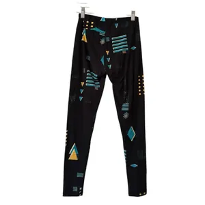 LulaRoe‎ Women Sz OS Leggings Stretch Geometric Grunge Skater Streetwear Punk thumbnail 2