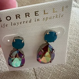 Sorrelli Ruby Moroccan Turquoise Earrings NWT Blue thumbnail 2