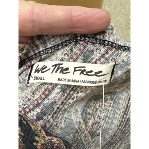 Free People Summer Bloom Your Twisted Tank Top Women's Size‎ Small Boho Floral thumbnail 7