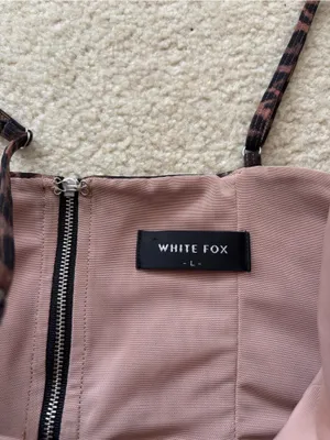White Fox Boutique Brown Leopard Print Corset Tank Top thumbnail 2