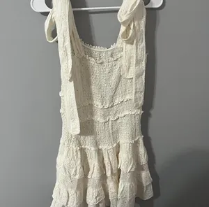 Spencer and Ella Mini Cream Dress thumbnail 2