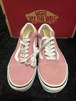 Vans old skool Pink Suede lace up low top shoes sneakers women’s 7 new thumbnail 7