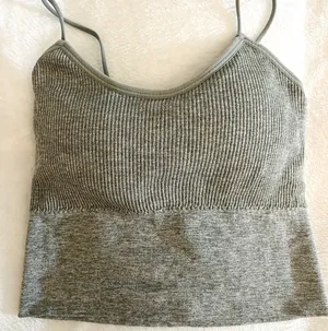 grey tank top Gray thumbnail 1