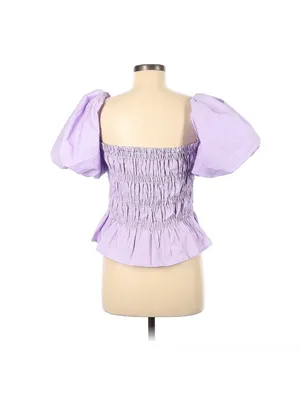ASTR The Label SAVINA BUBBLE SLEEVE TOP SOLD OUT ONLINE size XS thumbnail 2