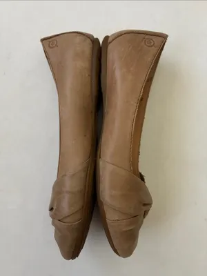 Born Tan Knotted Leather Ballet Flats Size 7 thumbnail 11
