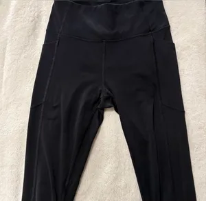 Victoria's Secret Black Logo Yoga Leggings thumbnail 1