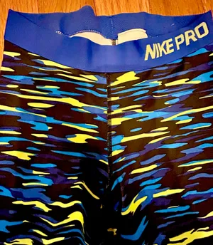 Nike Pro Haze Compression Capri dry fit Legging 729415-480 blue,black,neon green thumbnail 11