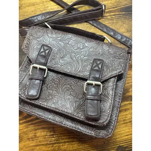 Mossimo Brown Embossed‎ Crossbody Purse thumbnail 2