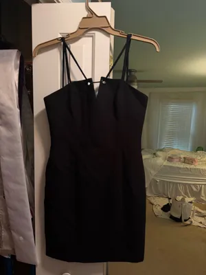 Revolve Black Mini Dress  thumbnail 3