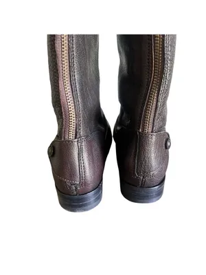Frye NEW Women's Melissa Button Back Zip Dark Brown Boot Size 6 SKU#241281 thumbnail 8