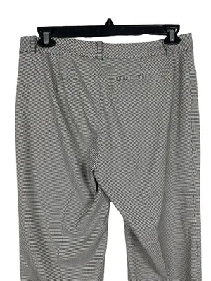 Lauren Ralph Lauren Black White Houndstooth Pants Size 12 Office Academia READ thumbnail 13