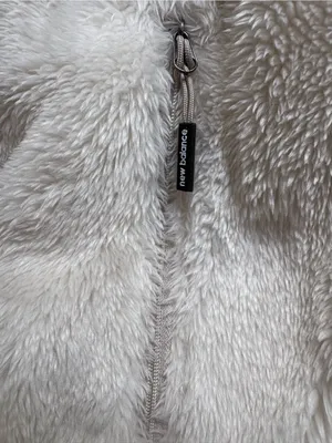 New Balance Women’s S Ivory Plush Teddy Fleece Full Zip Jacket Sherpa thumbnail 9