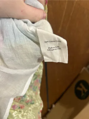 Loveshackfancy Floral Patchwork Summer Dress Preppy Cottagecore thumbnail 4