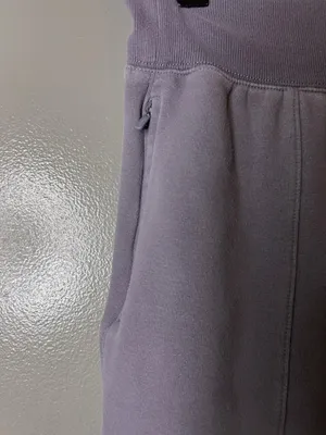Athleta Pants Womens Medium Purple Retroplush Straight Leg Fleece Lounge Fit thumbnail 4