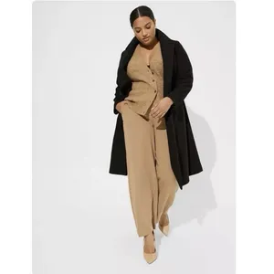 NWT Torrid Beige Vegan Cashmere Button Up Cardigan Sweater‎ Size 1X thumbnail 2
