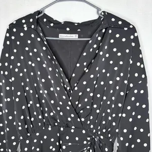Abercrombie & Fitch Black Polka Dot Mini Dress thumbnail 4